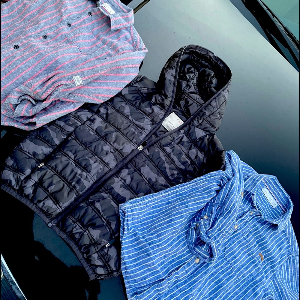 Zara Boys bundle. 2 shits 1 jacket